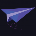 紫水晶和纸飞机